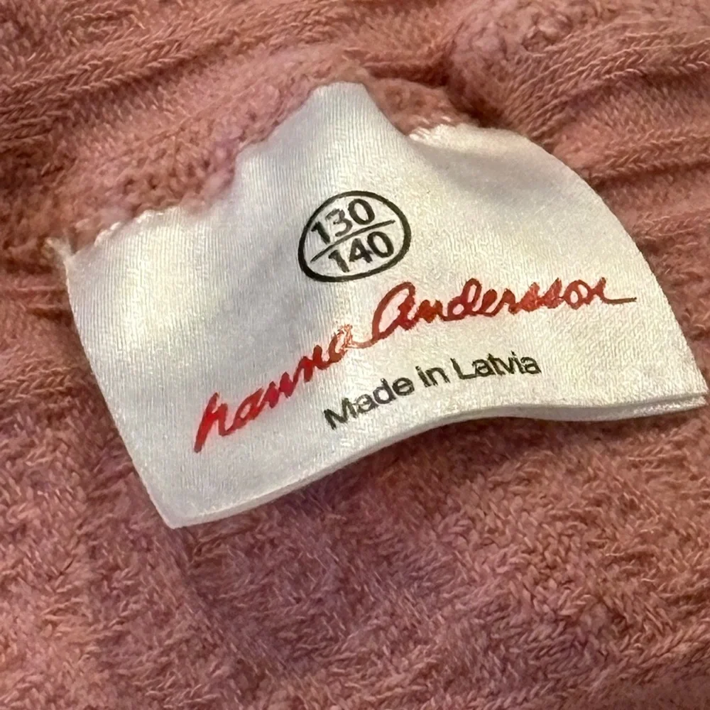 FREE WITH PURCHASE! Two Pairs Hanna Andersson Girls’ Tights, Size 120 & 130/140